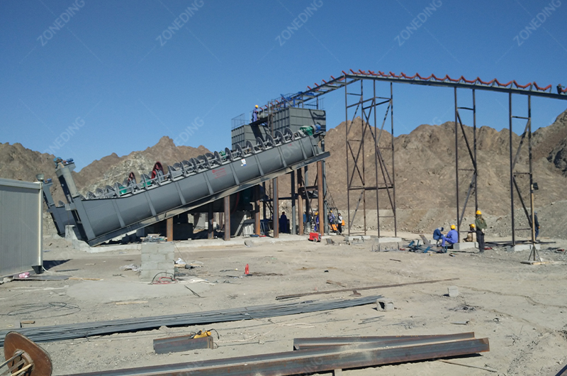 ZONEDING Technical Team install machine for customer