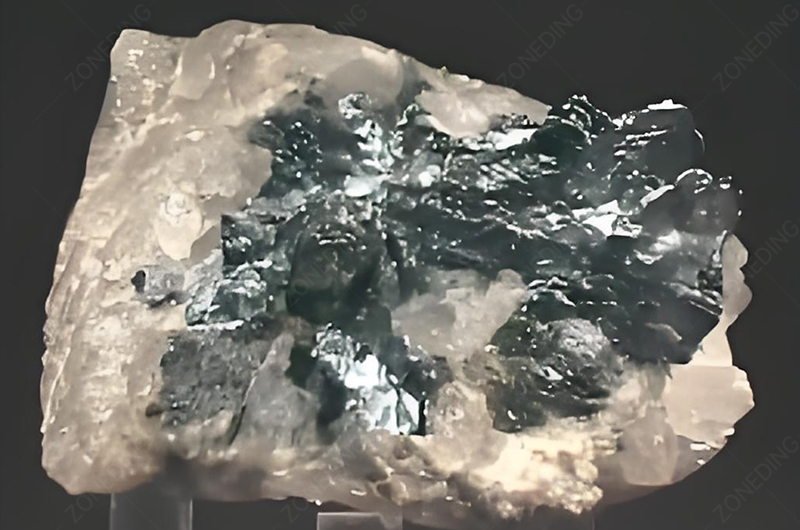 flaky molybdenite crystals