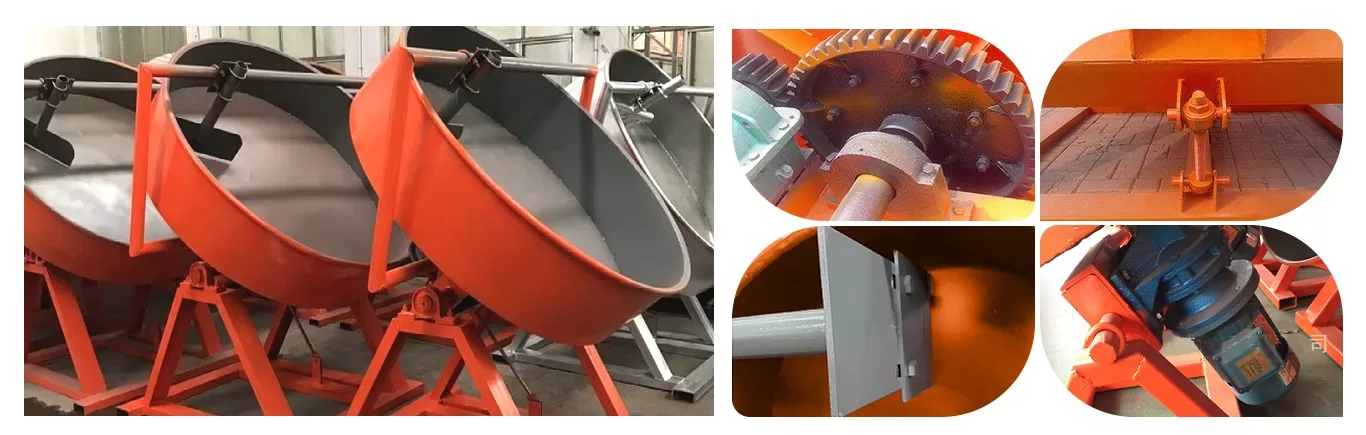 Estructura del Granulador de Disco Granulador de disco