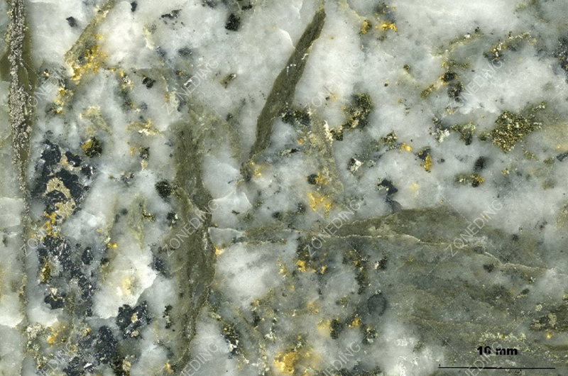 Microscopic-Image-of-Gold-Ore-Gold-Particles 