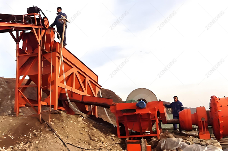 Tungsten-Processing-Crushing-Grinding-Circuit-Classification-Gravity-separation