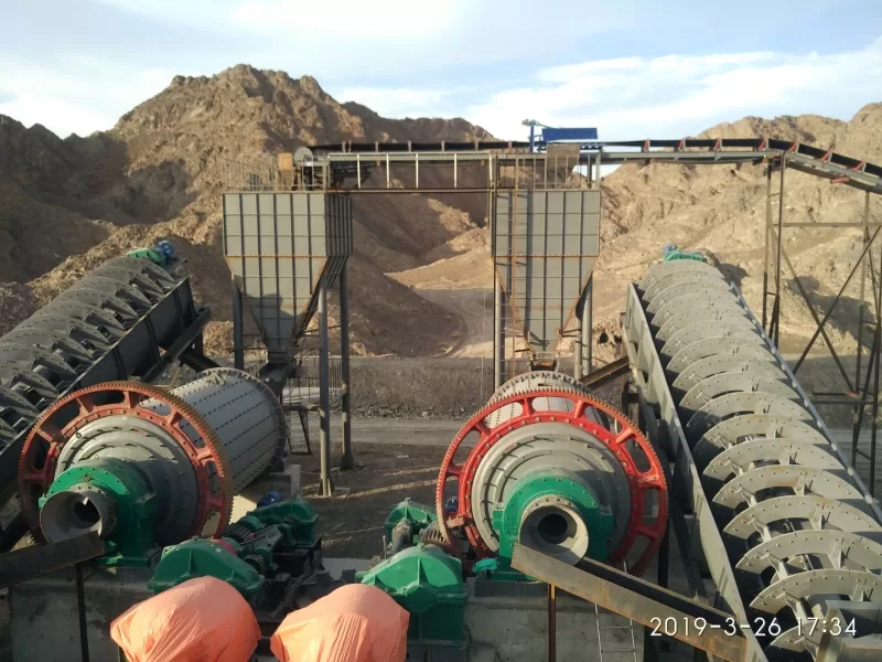 Fluorite ball mill application in fluorite beneficiation project