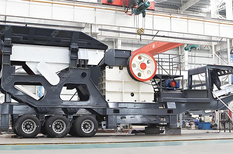 Mobile jaw crusher