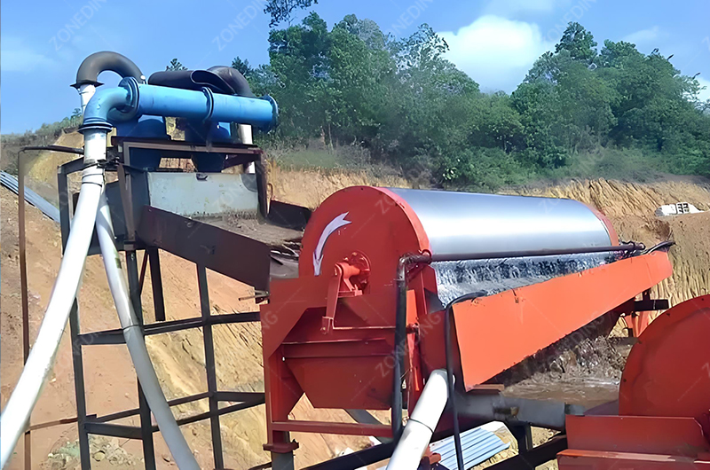 Tin-Ore-Processing-Magnetic-Separator