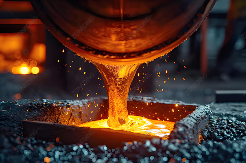 Tin-Ore-processing-molten-tin