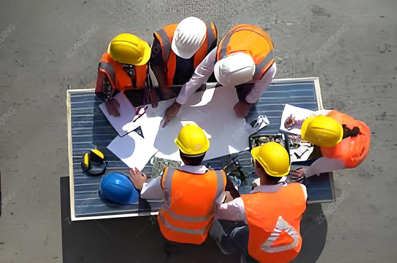 ZONEDING engineers team discussed Tin ore processing solutions