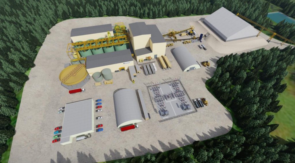 gold plant site layout plan