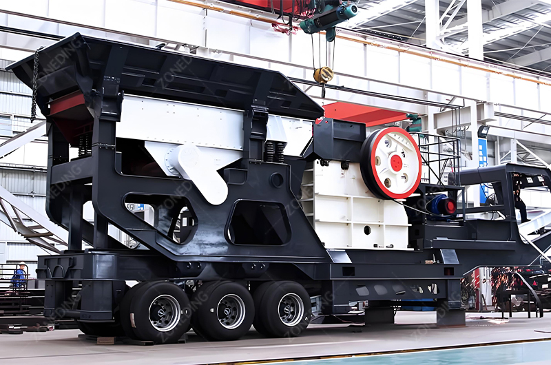 mobile crushing station