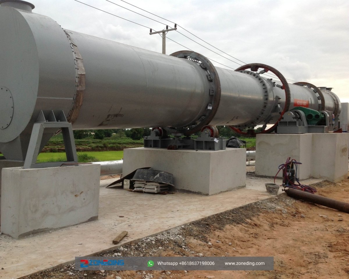 rotary dryer for customers site3