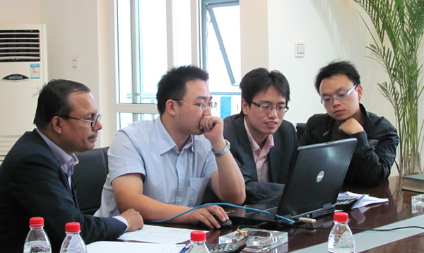 Professional engineer team