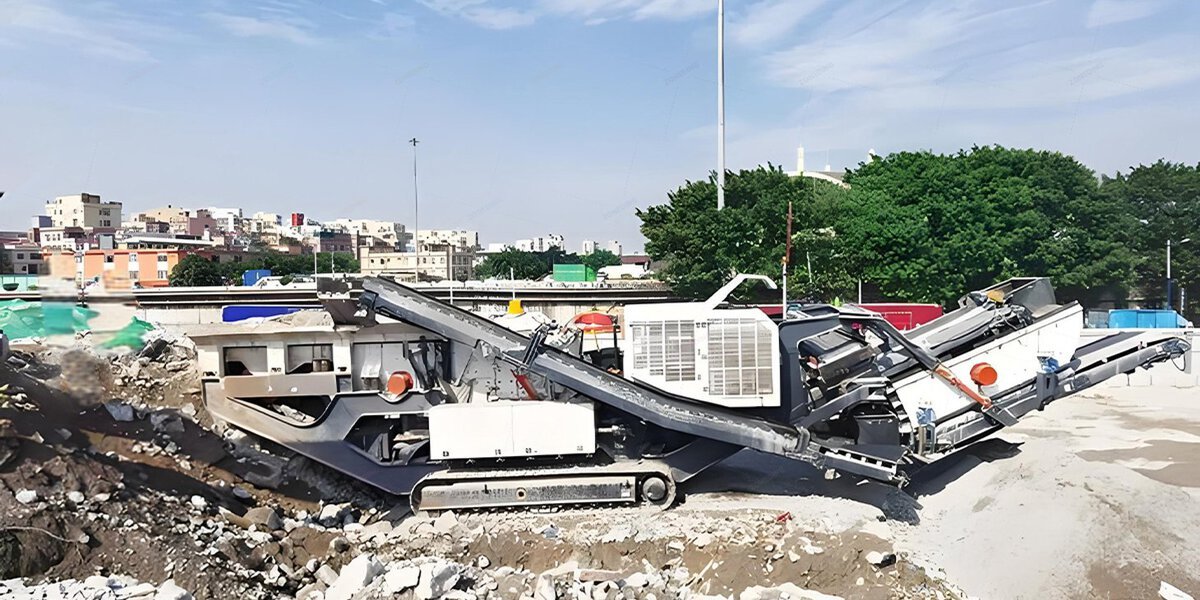 Crawler impact crusher