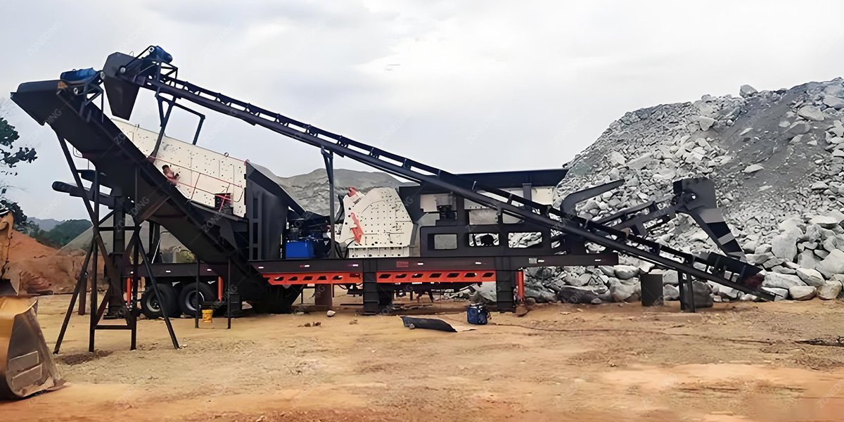 Impact crusher + vibrating screen