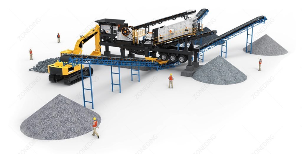 Mobile Crushing Station Process