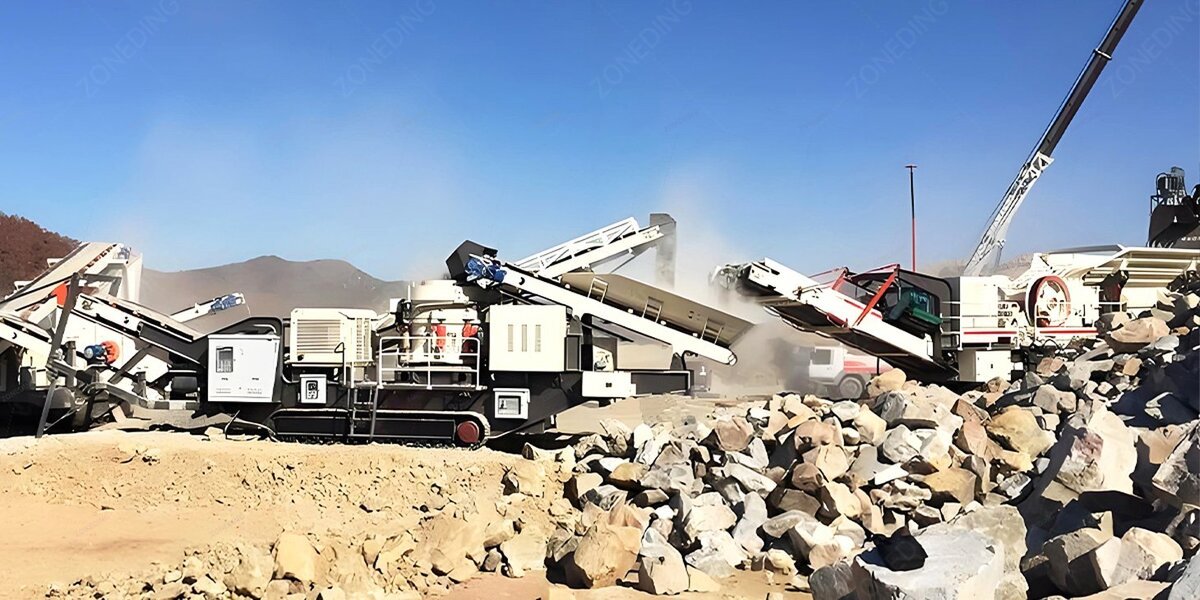 Mobile-crushing-station-site