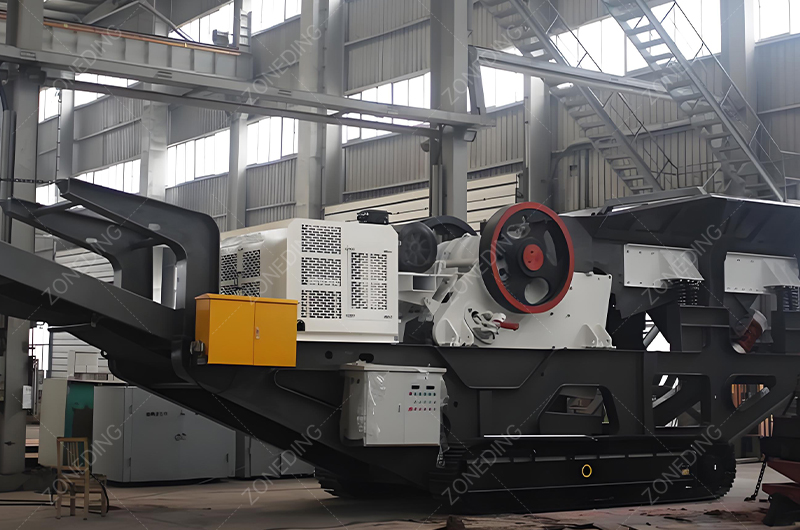 Crawler jaw crusher