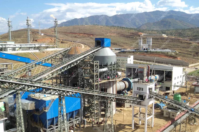 Rotary kiln site