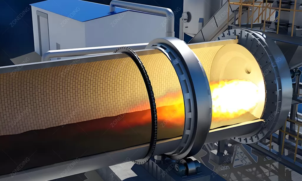 Working Principle of Rotary Kiln