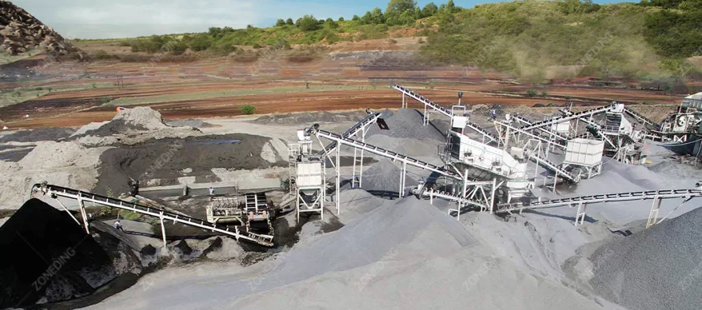 Sand production line