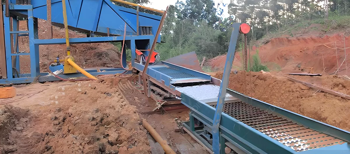 Sluice Box Recover Gold