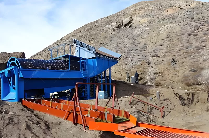Trommel Screen Site