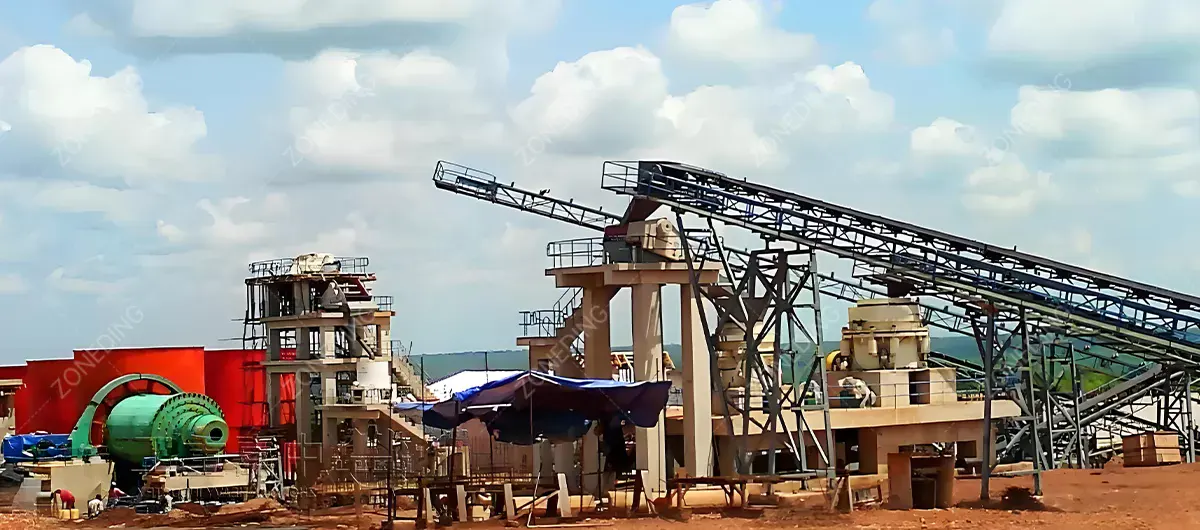  gold ore beneficiation plant
