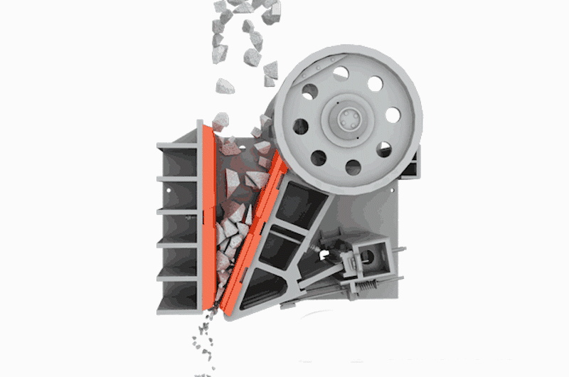 Jaw crusher working principle