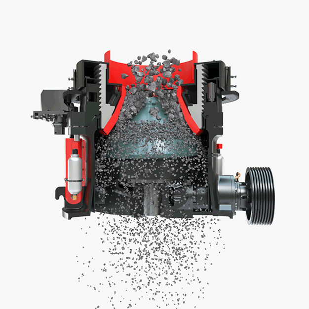 Cone crusher working principle