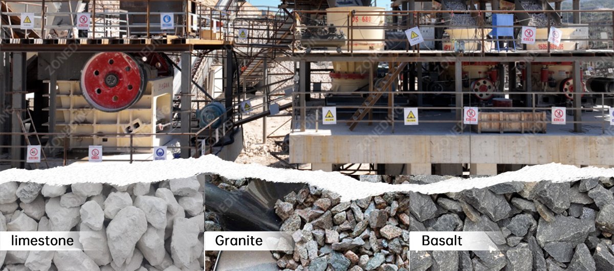 How to Select and Optimize Limestone, Granite, and Basalt Crushing Processes?（images 1）