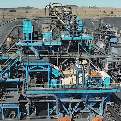 Antimony processing plant