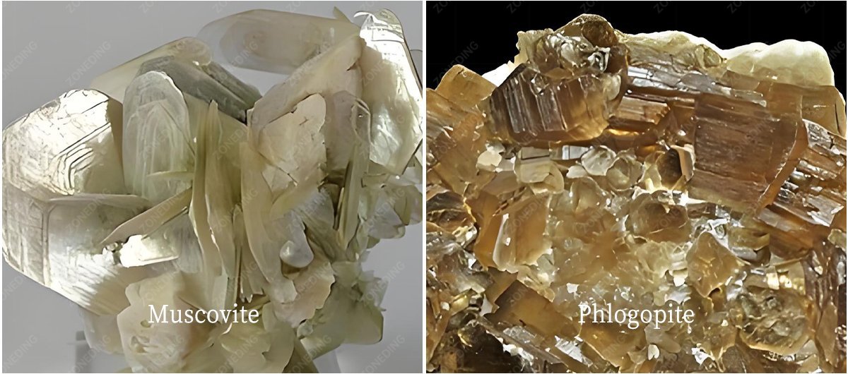 Main types of mica