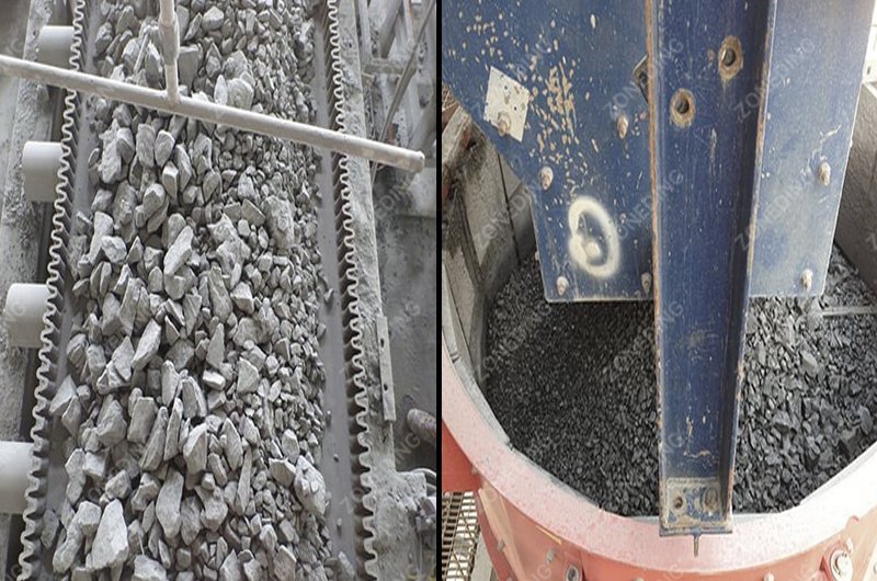 Cone crusher material segregation