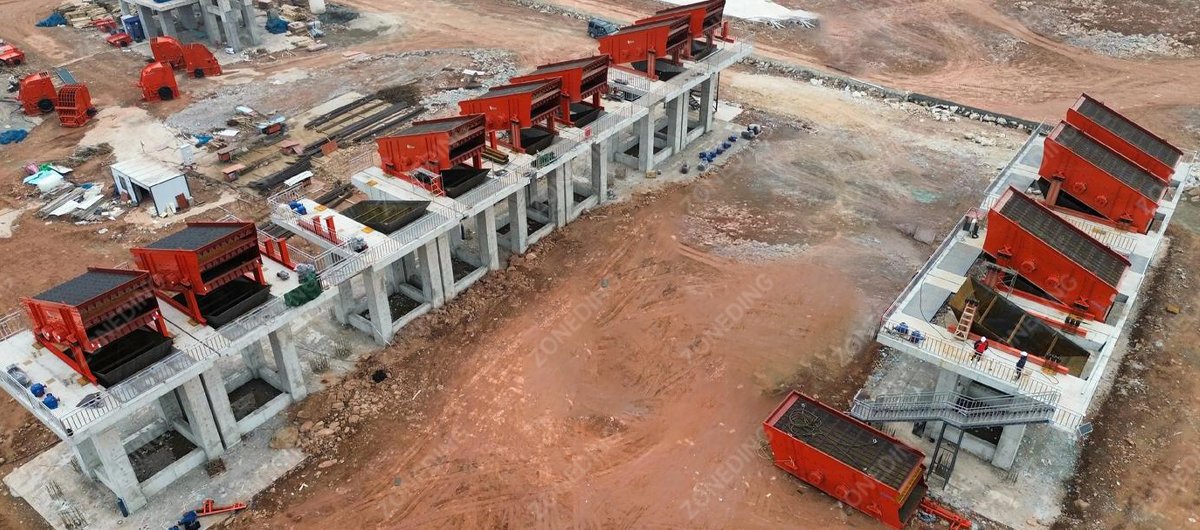 Mining vibrating screen