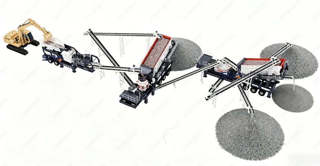 Mobile Crushing and Sand-Making Production Line