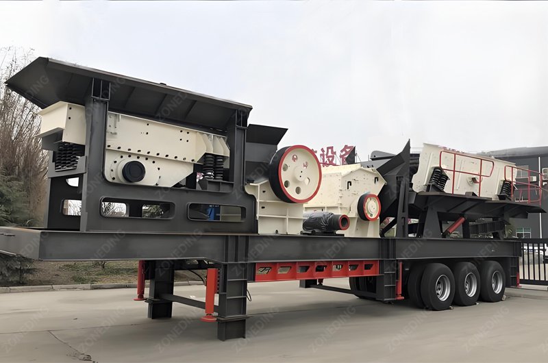 Mobile Jaw Crusher + Impact Crusher