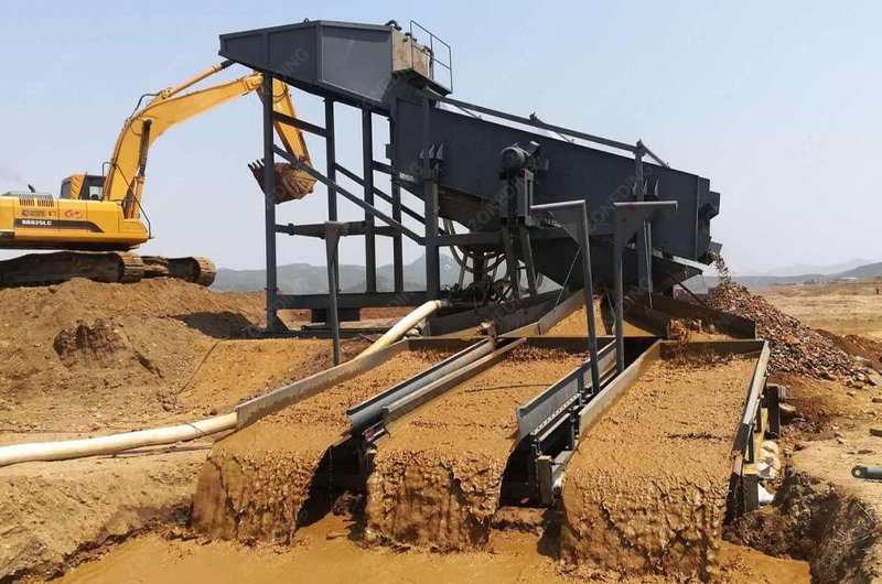 Placer Gold Processing Site