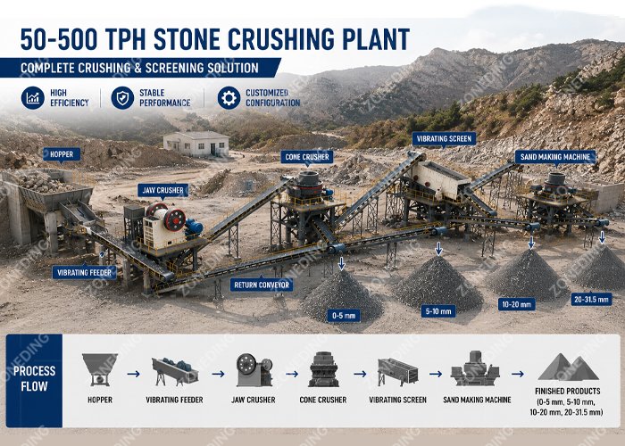  How Much Does a 50-500 TPH Stone Crusher Plant...