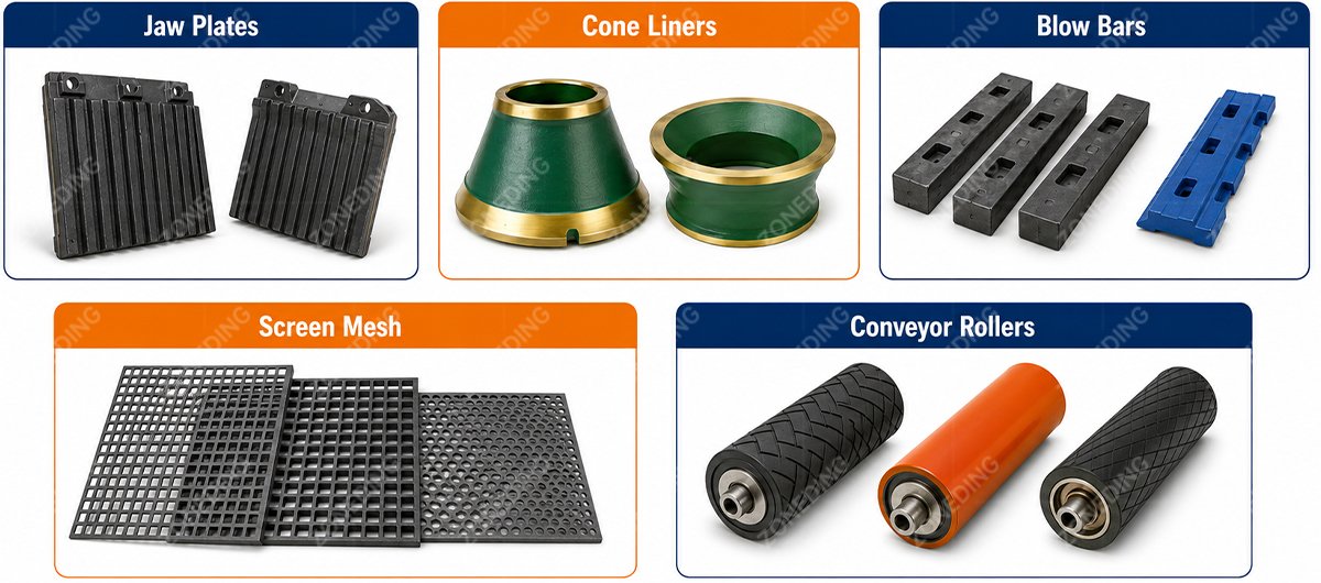  Crusher Wear Parts