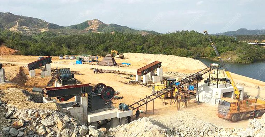 Large Quarry Jaw Crusher Site