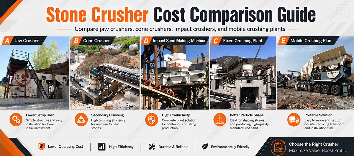 Stone Crusher Cost Comparison Guide