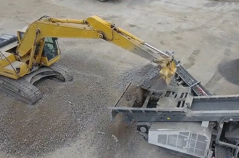 mobile screening plant