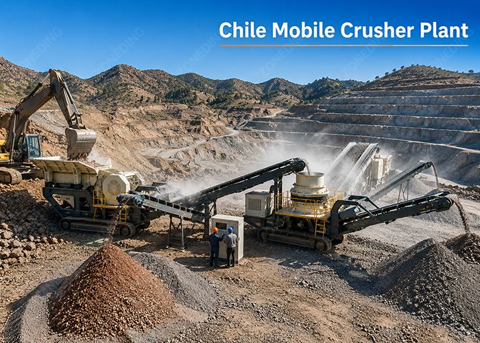 Chile Mobile Crusher Plant for Copper Mining an...