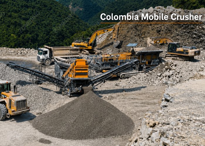 Colombia Mobile Crusher for Road, Quarry and Ag...