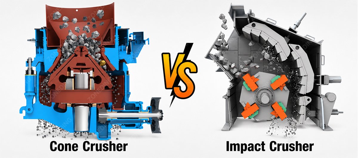 Cone Crusher vs Impact Crusher