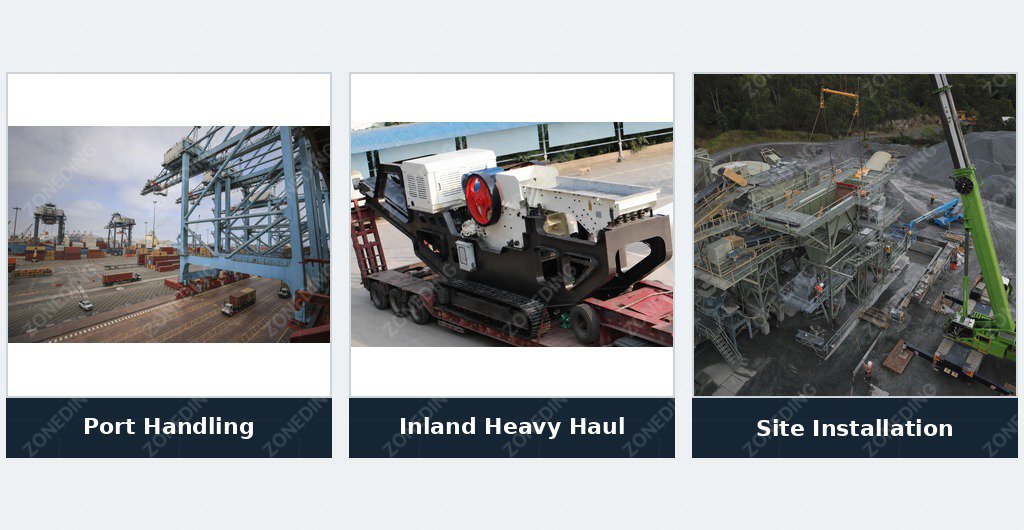 Crusher plant transport from Callao to a Peru mine and site setup planning
