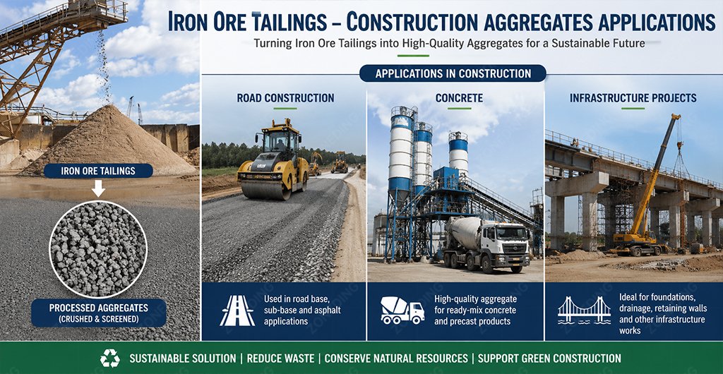 Iron Ore Tailings – Construction Aggregates Applications