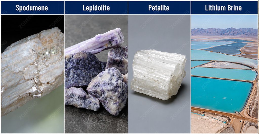 Main Types of Lithium Deposits
