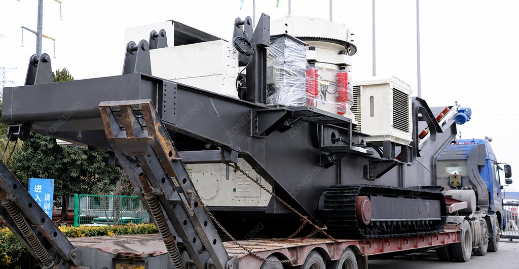 Mobile crusher shipping south america