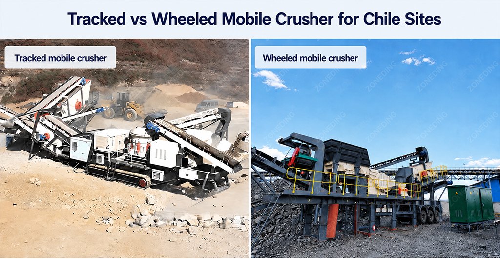 Tracked, wheeled and semi-mobile crusher options for Chile mine and quarry projects