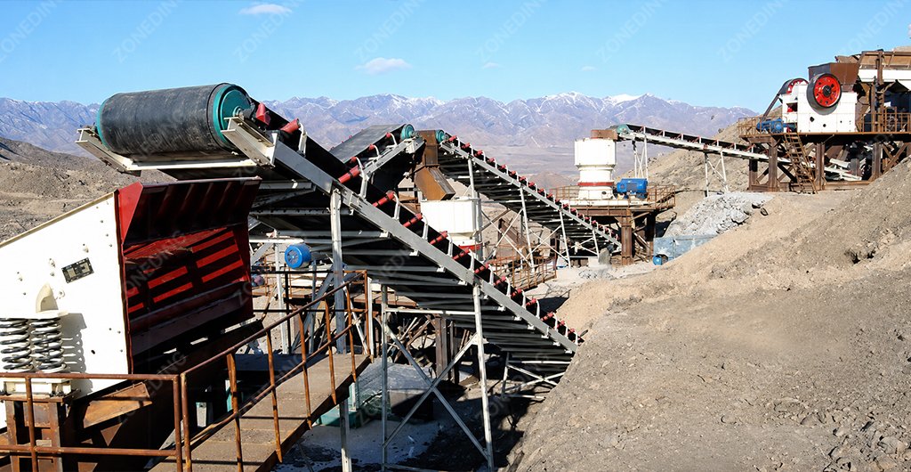 Hard-rock crusher plant for Peru mining quarry and aggregate projects