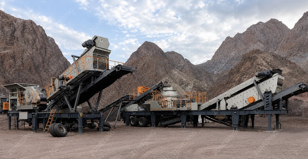 150 TPH granite jaw and cone crushing plant